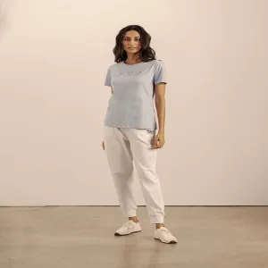 Polo Ladies Sadie Beaded Tee Blue