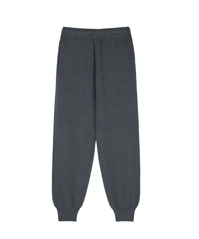 POSHERD Line Point Knit Jogger Pants  -  Gray