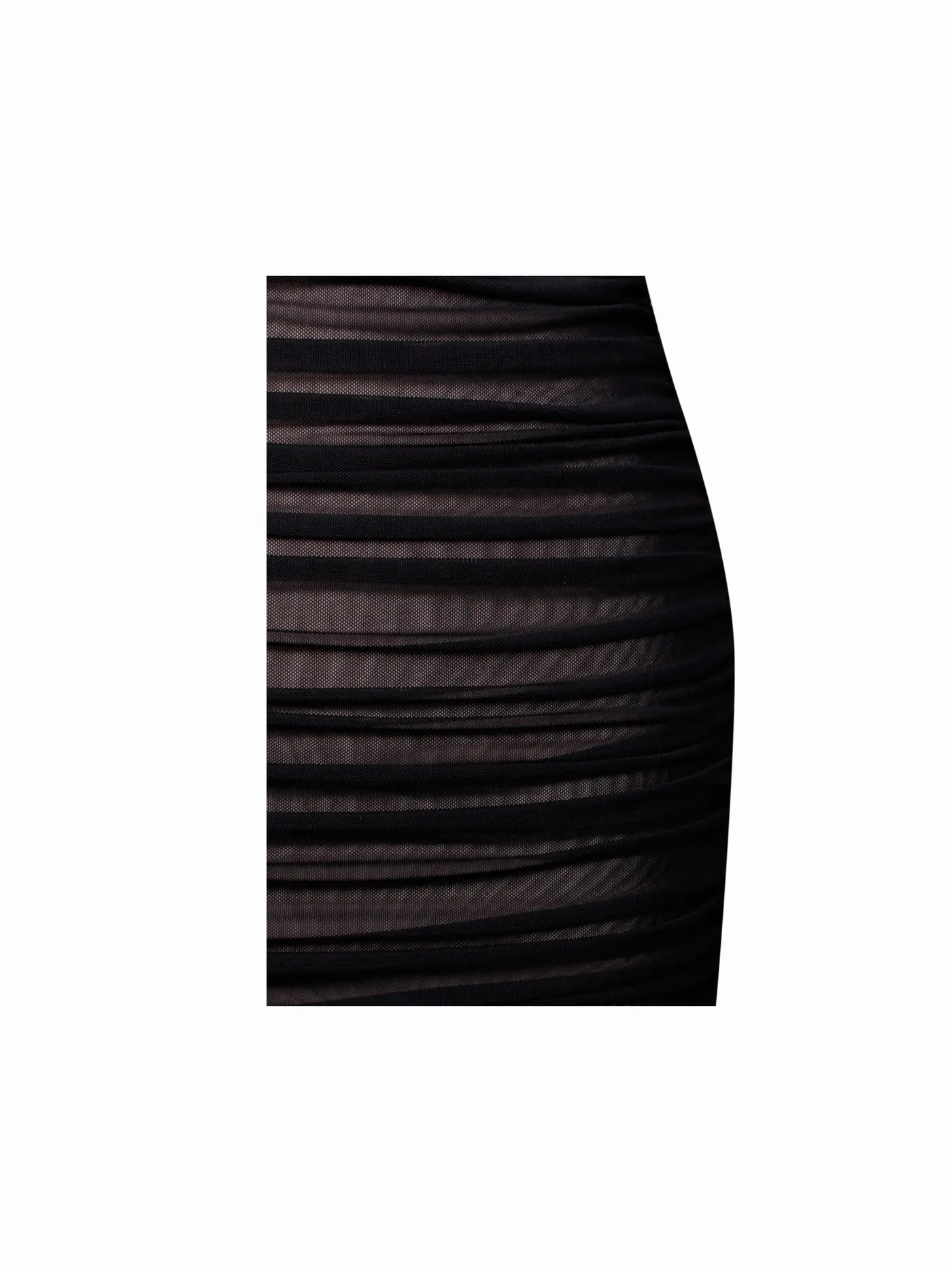 PRE-ORDER Mia Off Shoulder Mesh Maxi Dress x Black