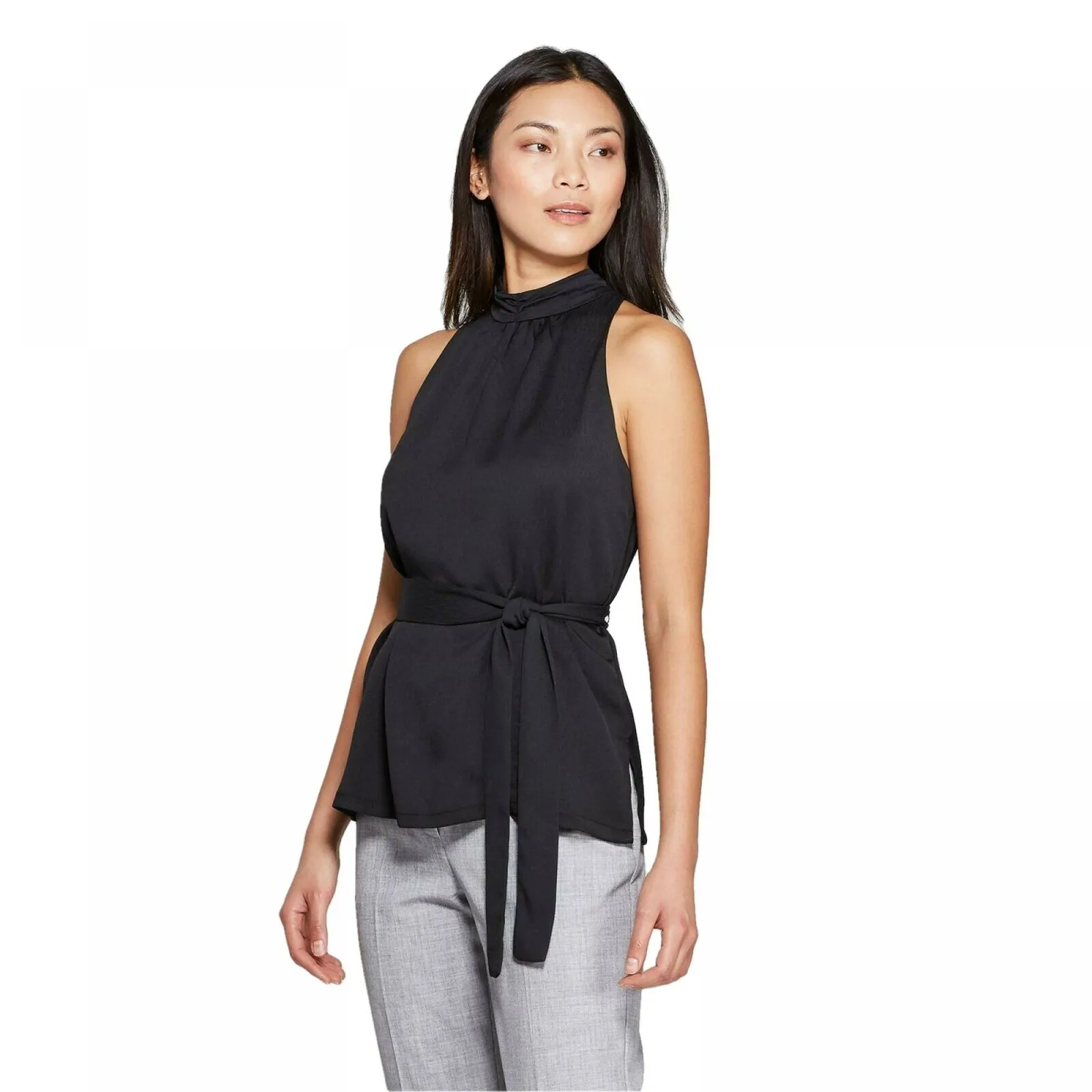 Prologue Women's Sleeveless Turtleneck Top. 556860-Nobelt