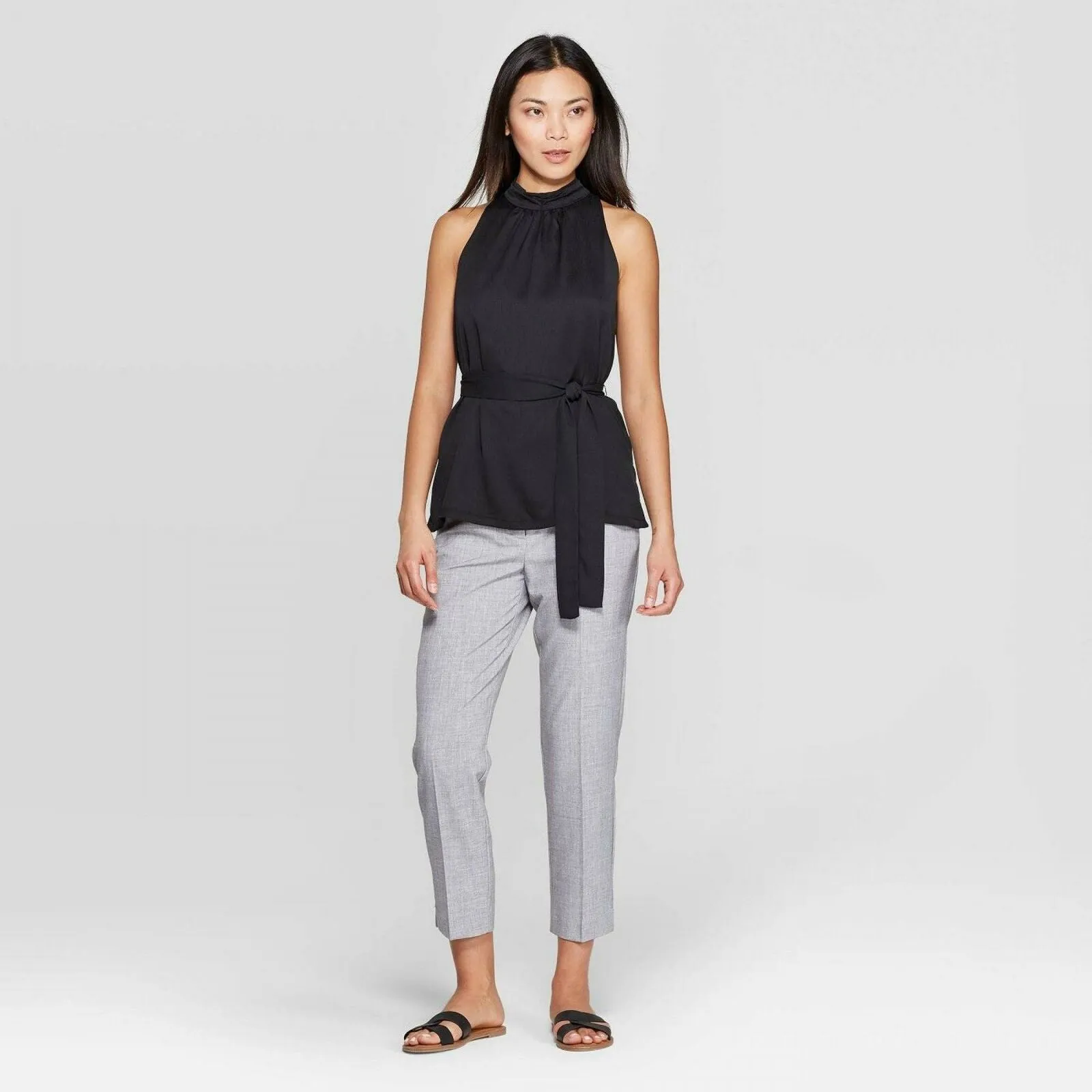 Prologue Women's Sleeveless Turtleneck Top. 556860-Nobelt