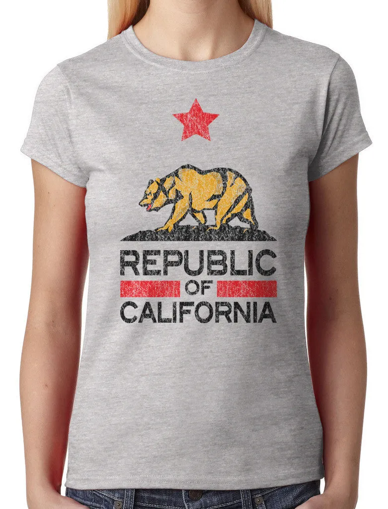 Republic Of California Junior Ladies T-shirt