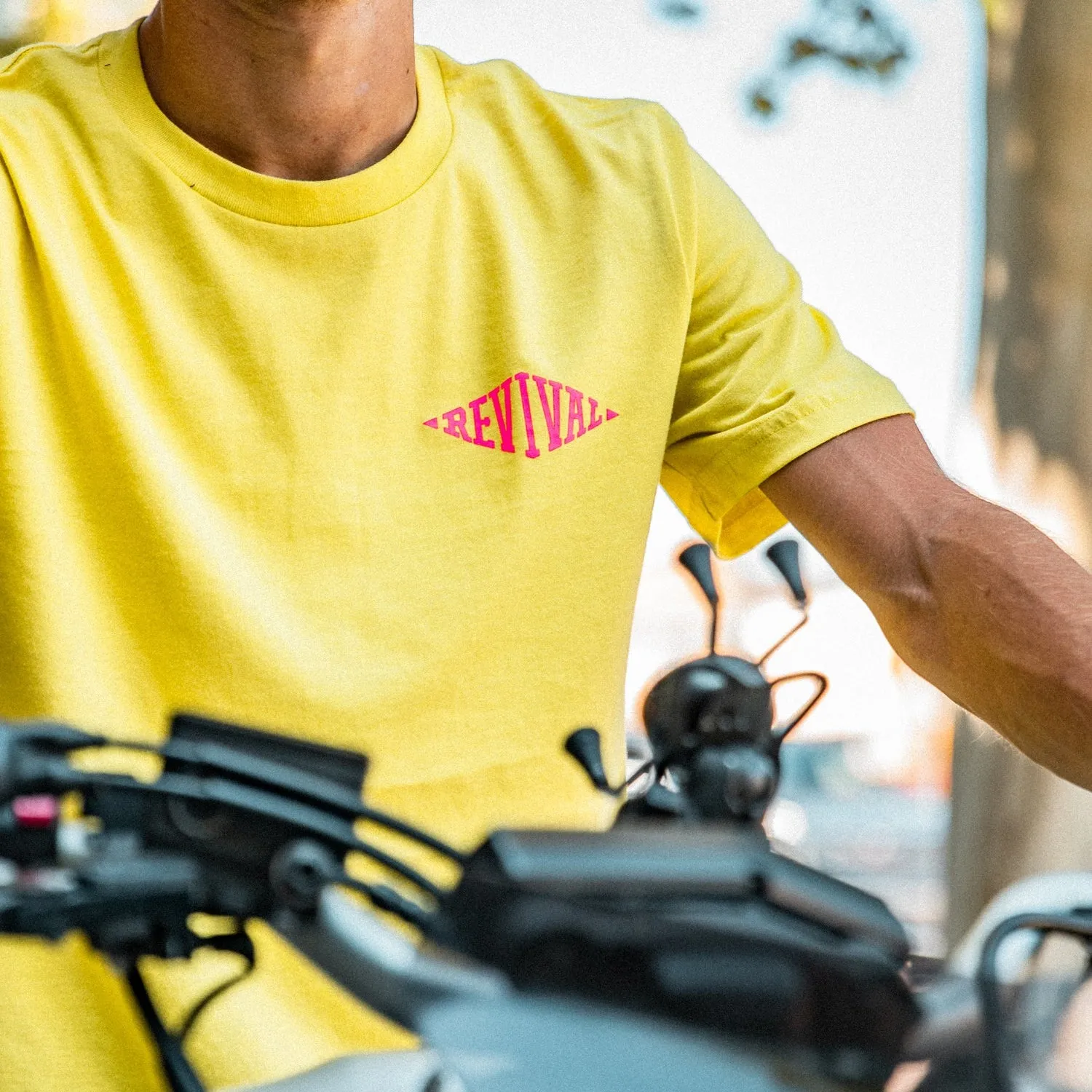 Revival Shop T-Shirt - Strobe Yellow