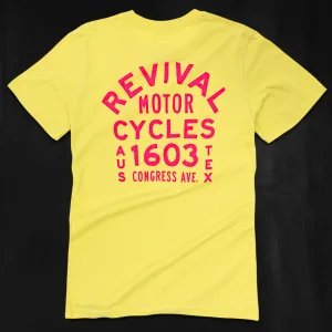 Revival Shop T-Shirt - Strobe Yellow