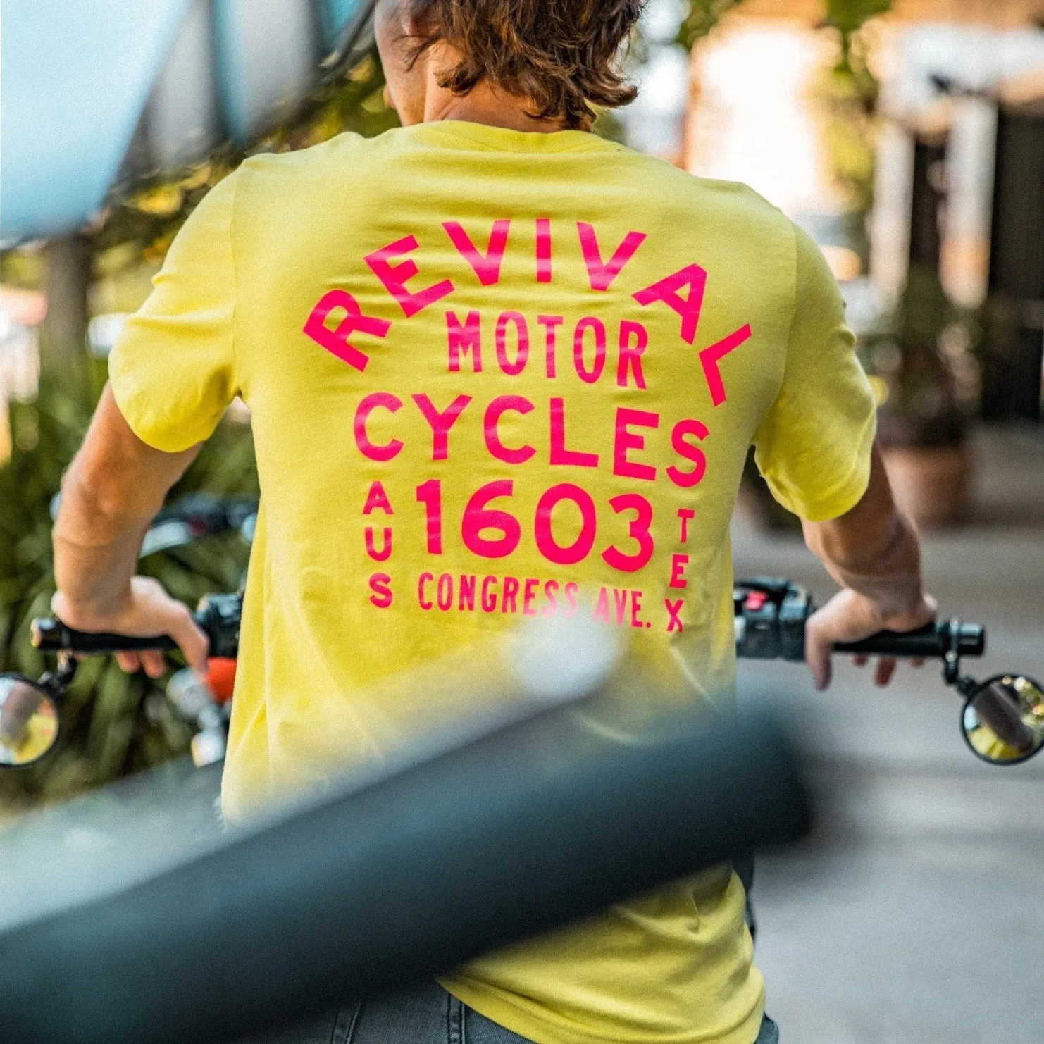 Revival Shop T-Shirt - Strobe Yellow
