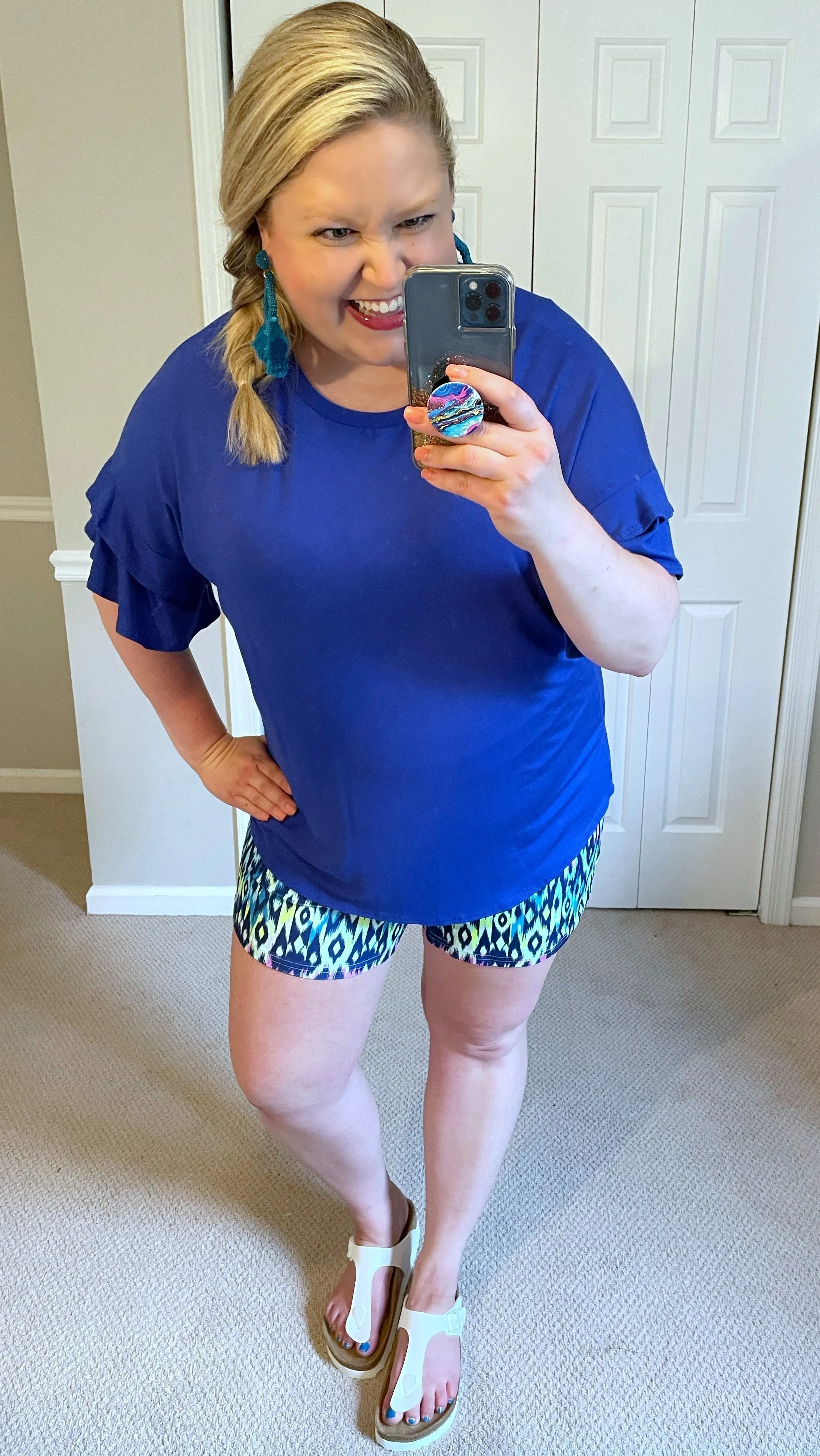Ruffle Dolman Sleeve Top -- 3 Colors!