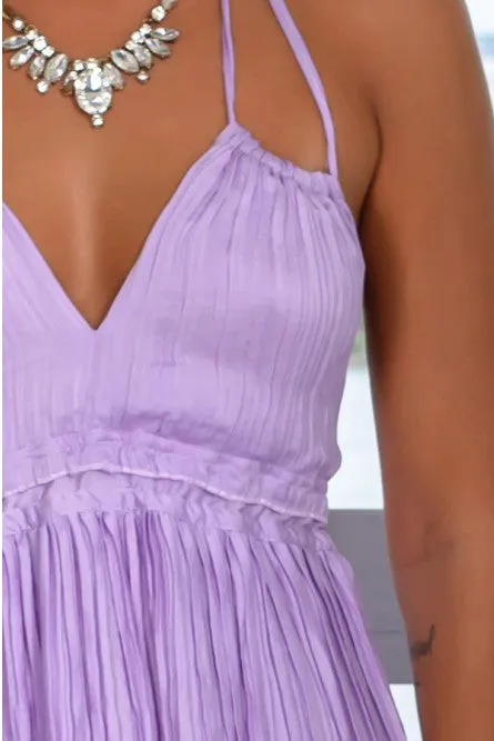 Simple Backless V-Neck Ruched Homecoming Party Dress OHM052