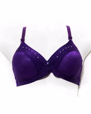 Single Padded Purple Bra