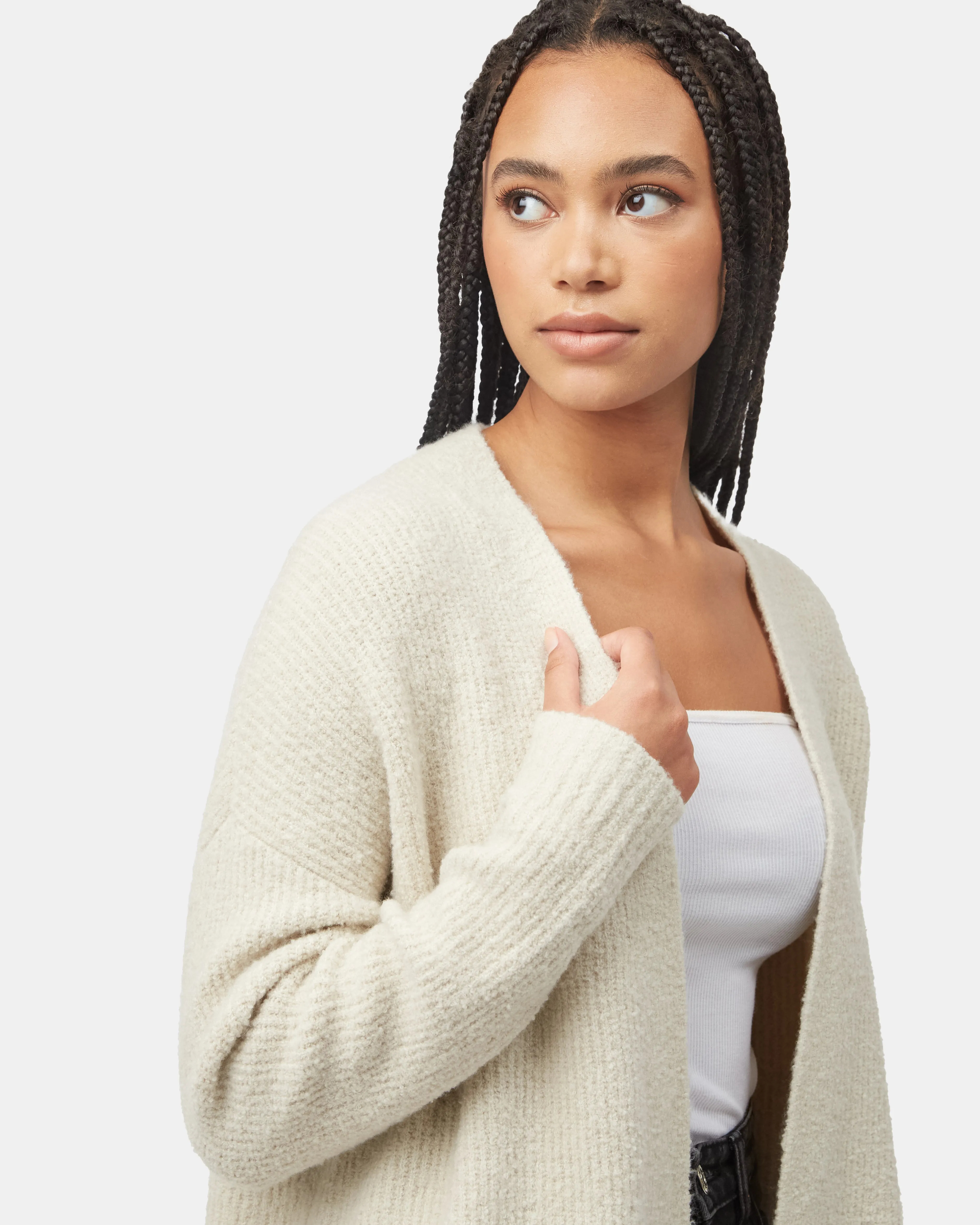 Tentree Highline Fuzzy Open Cardigan