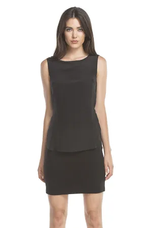 Tess Belted Tank Dress | Black
