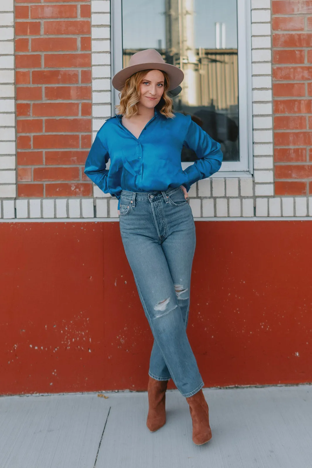 The Pauline Shirt by InWear - Fall Blue