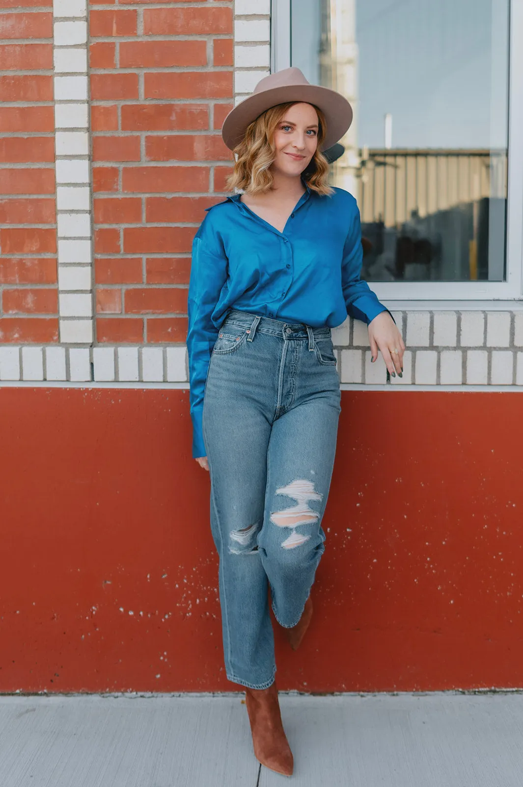 The Pauline Shirt by InWear - Fall Blue