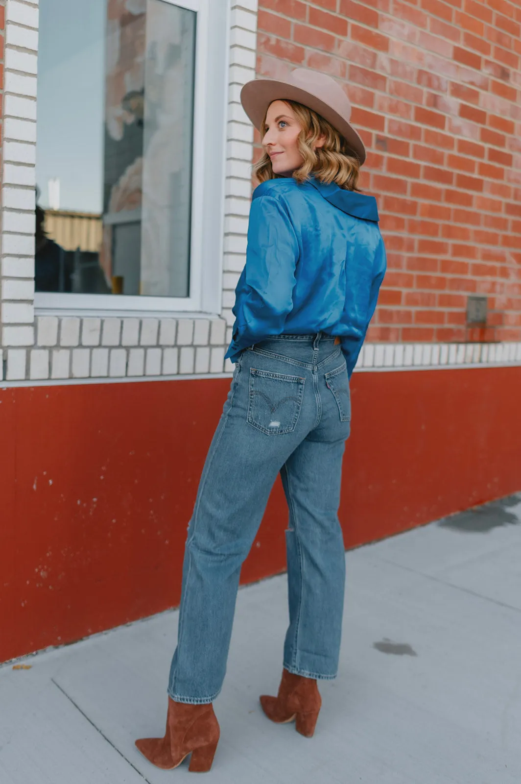 The Pauline Shirt by InWear - Fall Blue