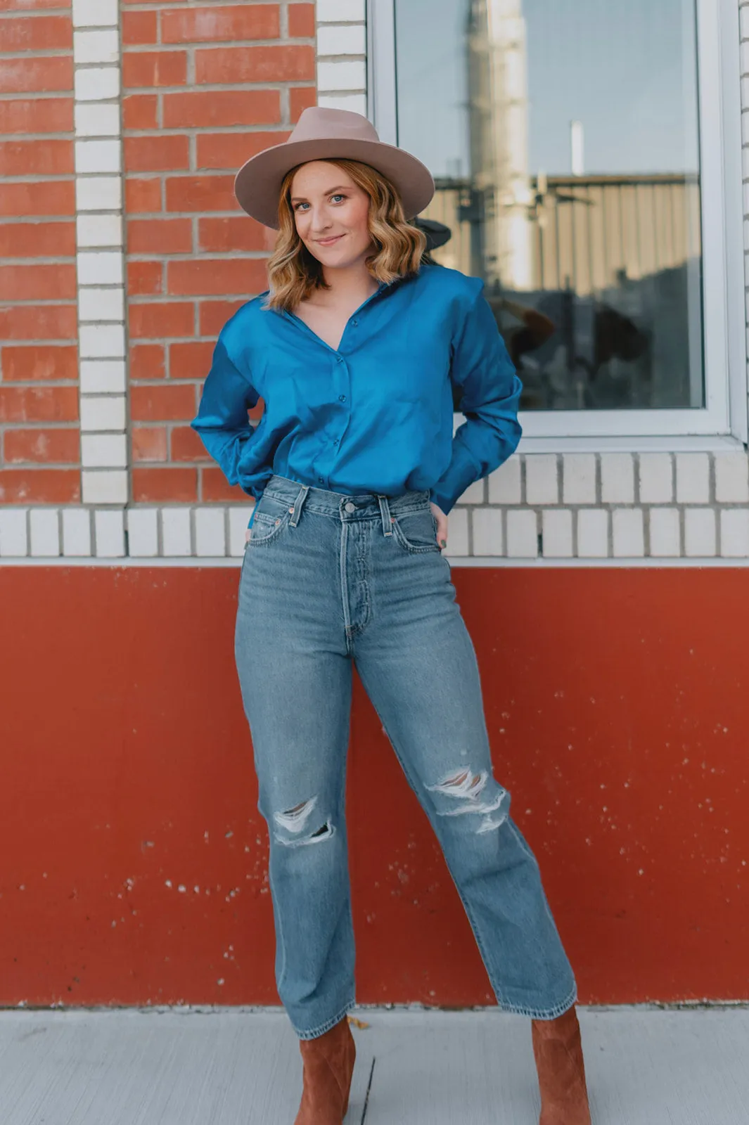 The Pauline Shirt by InWear - Fall Blue