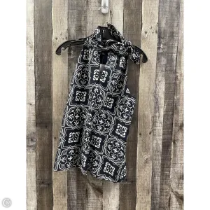 Top Sleeveless By Ann Taylor In Blue & White, Size: Xs