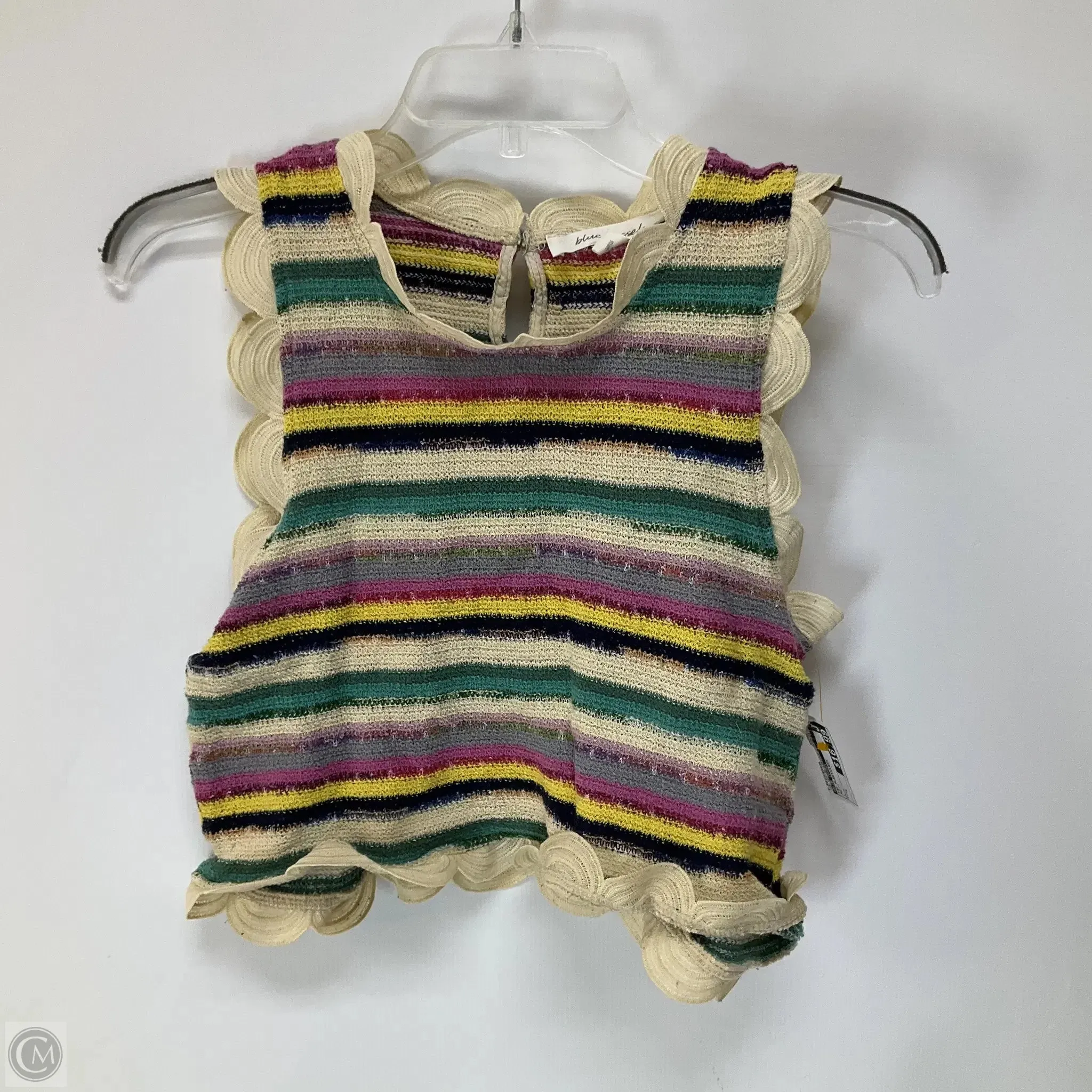 Top Sleeveless By Blue Tassel In Multi-colored, Size: L