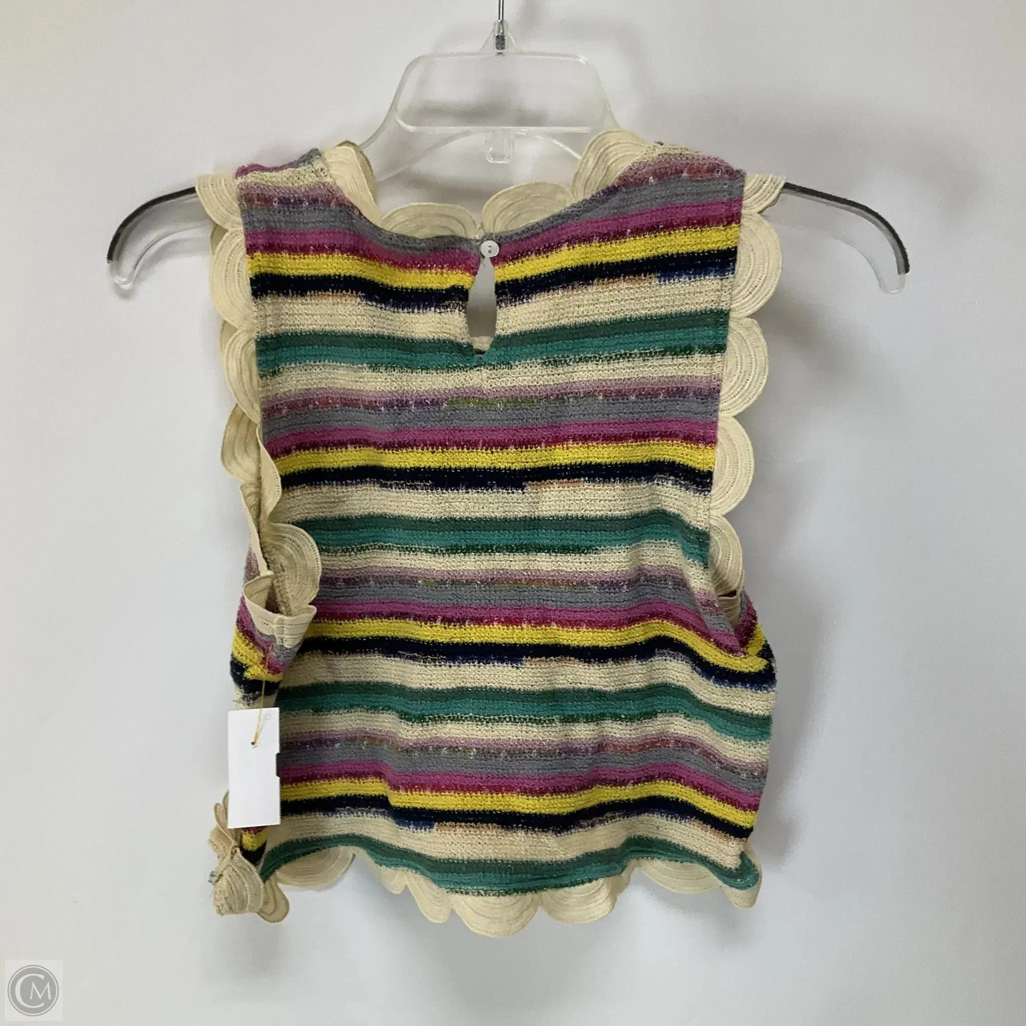 Top Sleeveless By Blue Tassel In Multi-colored, Size: L