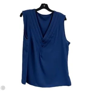 Top Sleeveless By Clothes Mentor In Blue, Size: 2x