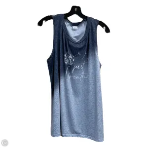 Top Sleeveless By Clothes Mentor In Blue, Size: Xl