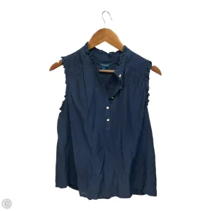 Top Sleeveless By Cmc In Blue, Size: S