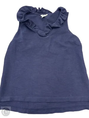 Top Sleeveless By Crown And Ivy In Blue, Size: L