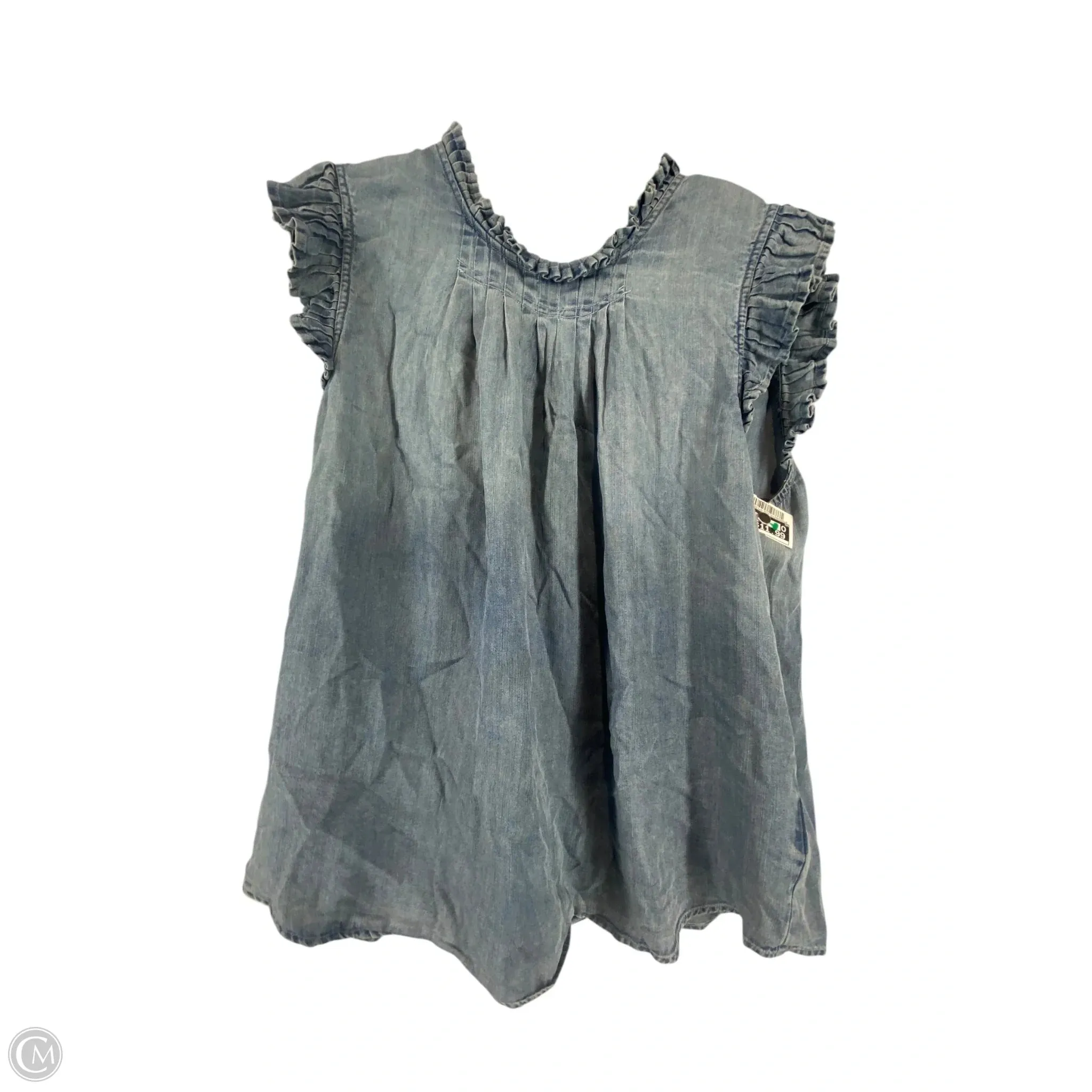 Top Sleeveless By Dear John In Blue Denim, Size: L