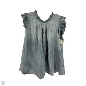 Top Sleeveless By Dear John In Blue Denim, Size: L