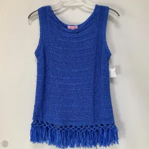 Top Sleeveless By Lilly Pulitzer In Blue, Size: S