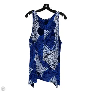 Top Sleeveless By Sjs In Blue, Size: 3x