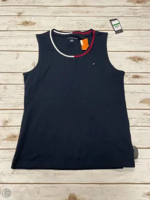 Top Sleeveless By Tommy Hilfiger In Navy, Size: L