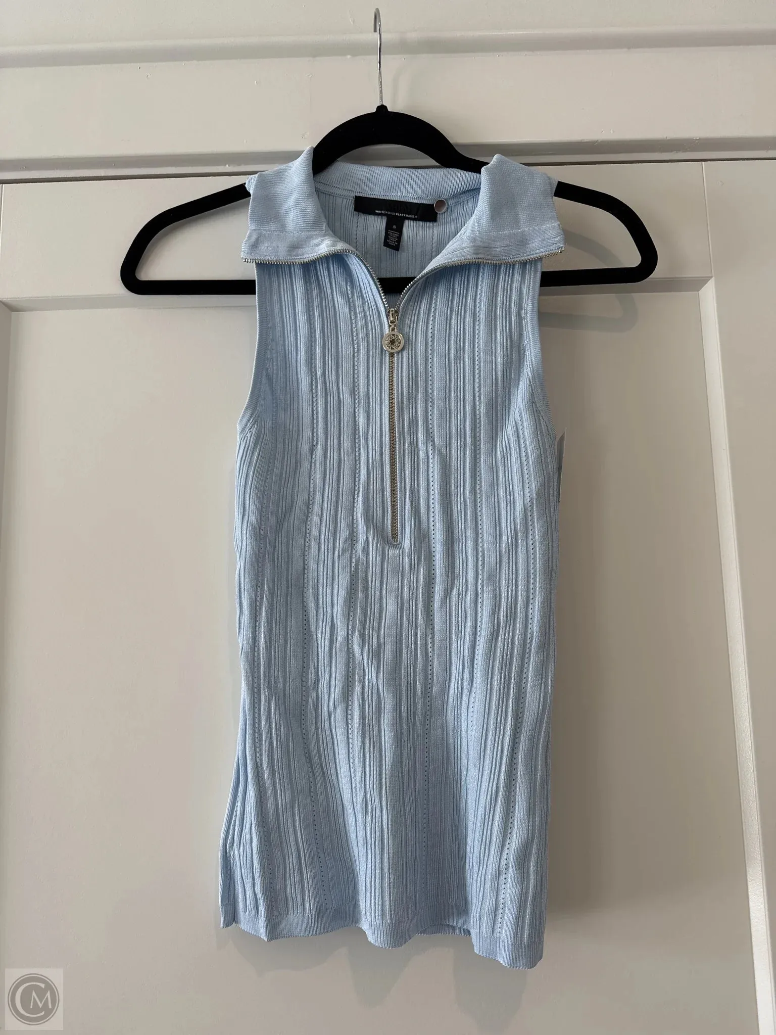 Top Sleeveless By White House Black Market In Blue, Size: S