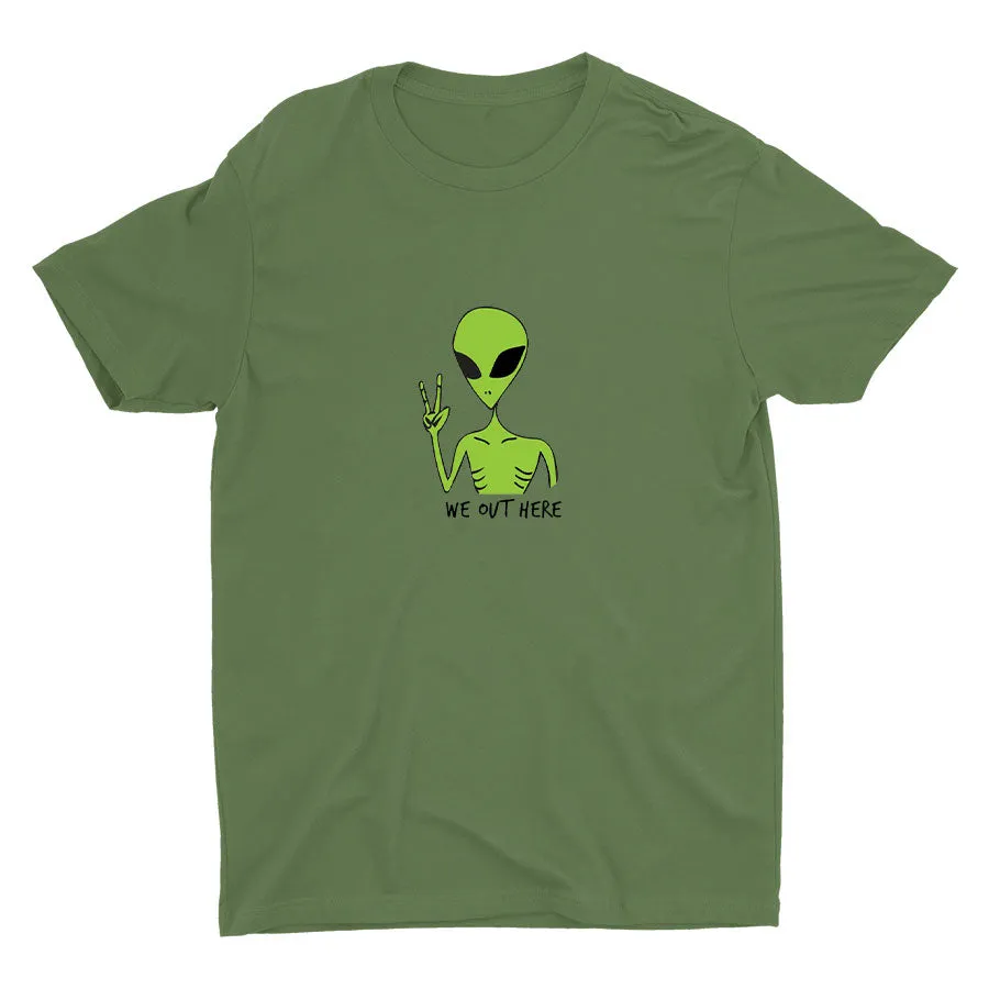 We Out Here Printed T-shirt