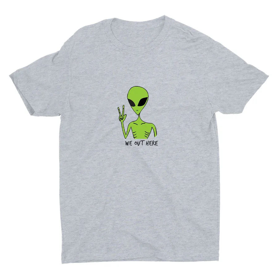 We Out Here Printed T-shirt