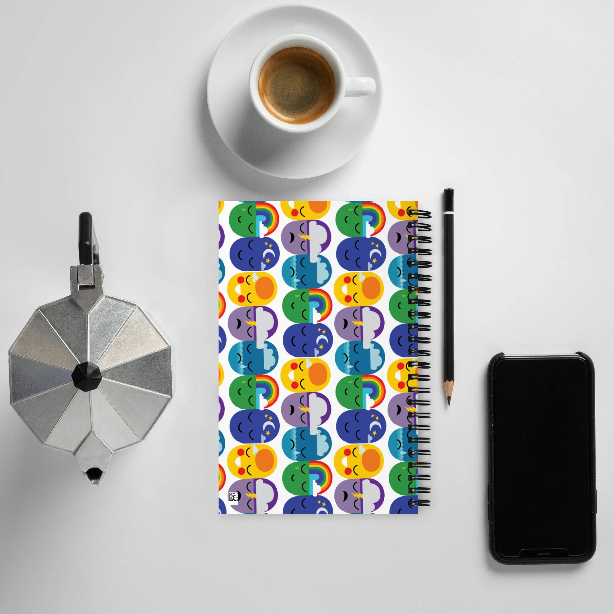 Weathering the Storm | Spiral notebook