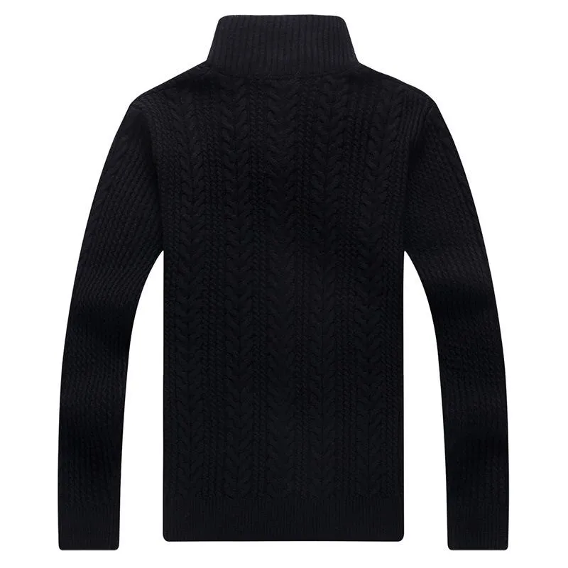 West Louis™ Autumn Whiter Knitwear Zipper Sweater