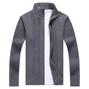 West Louis™ Autumn Whiter Knitwear Zipper Sweater