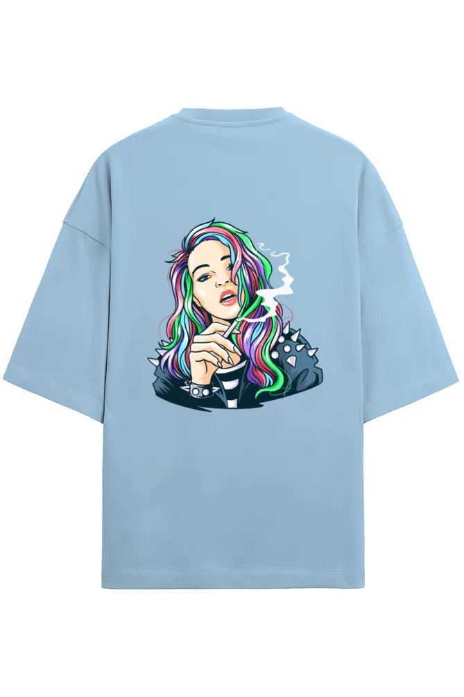 Women Printed Oversized T-Shirt