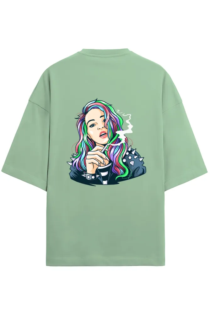 Women Printed Oversized T-Shirt