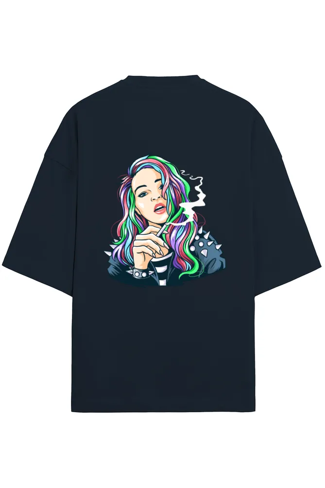 Women Printed Oversized T-Shirt