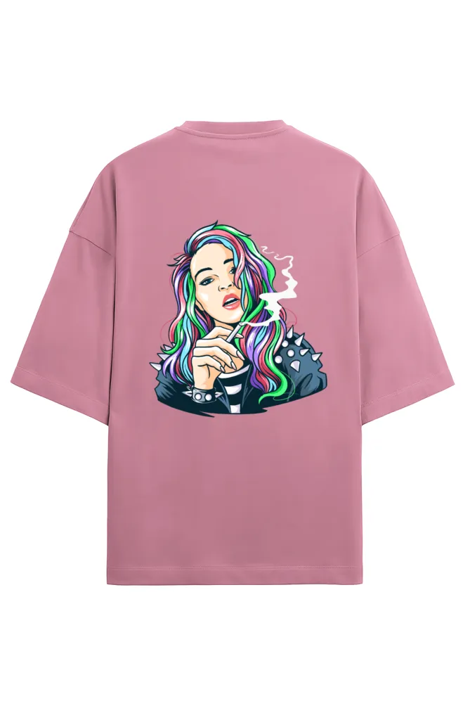 Women Printed Oversized T-Shirt