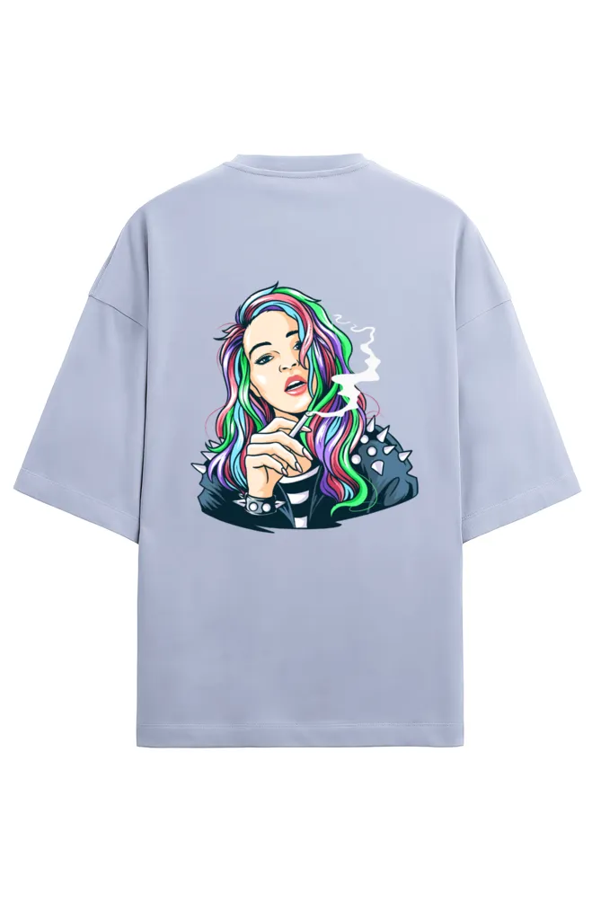 Women Printed Oversized T-Shirt