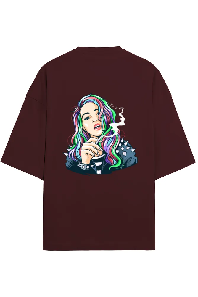 Women Printed Oversized T-Shirt