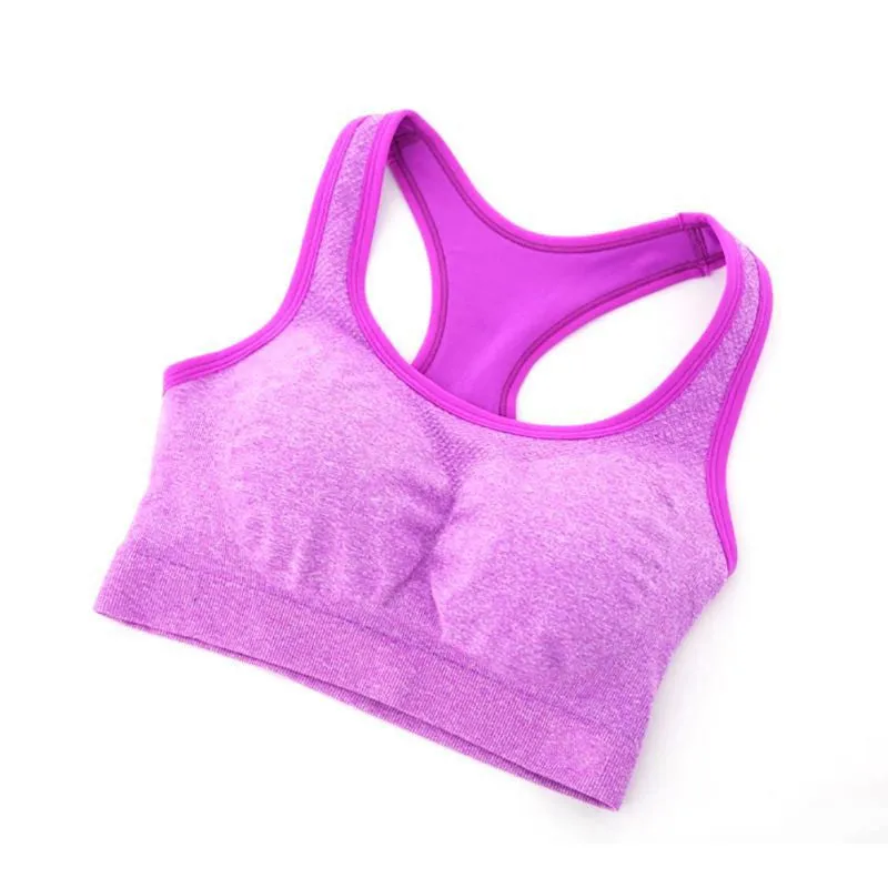 Women Quick Drying Professional Bra Top Vest Underwear Fitness Padded Bra