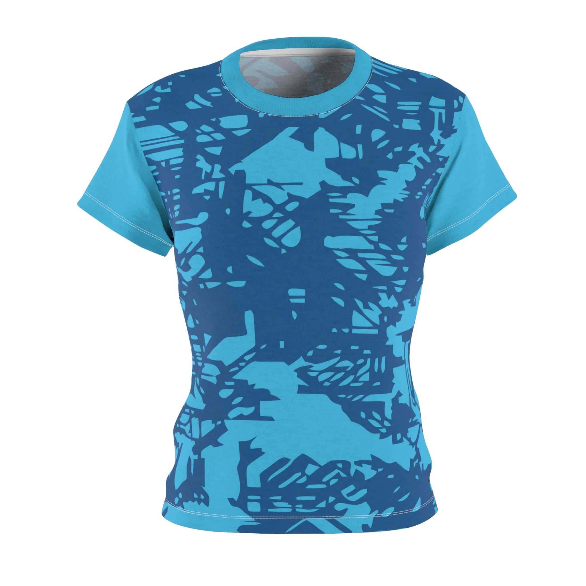 Women's Blue Matching T-Shirts