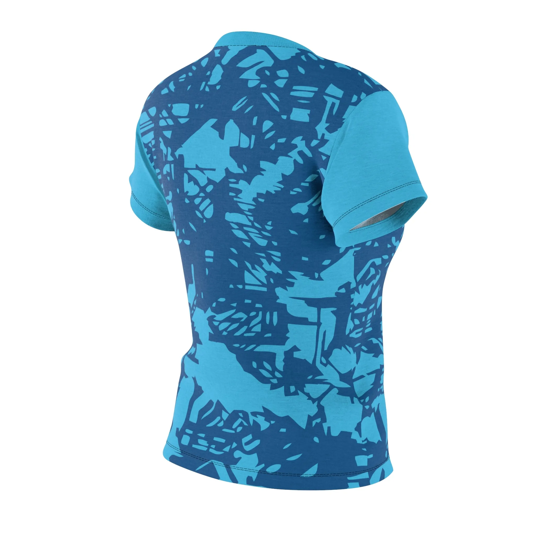 Women's Blue Matching T-Shirts