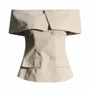 Women's Off-Shoulder Corset Top