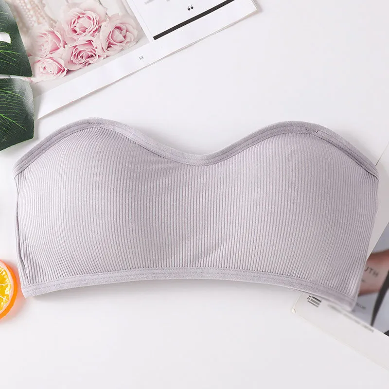 Women's One-piece Tube Tops: Invisible Bras, Strapless Underwear, Soft, Comfortable, Breathable & Sexy