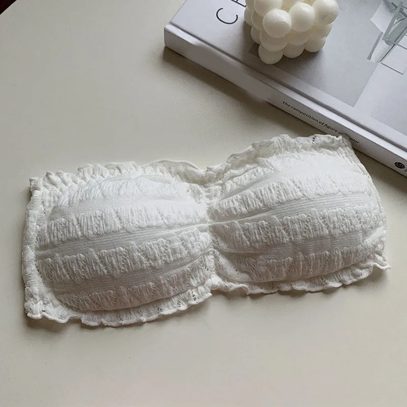 Women's One-piece Tube Tops: Invisible Bras, Strapless Underwear, Soft, Comfortable, Breathable & Sexy