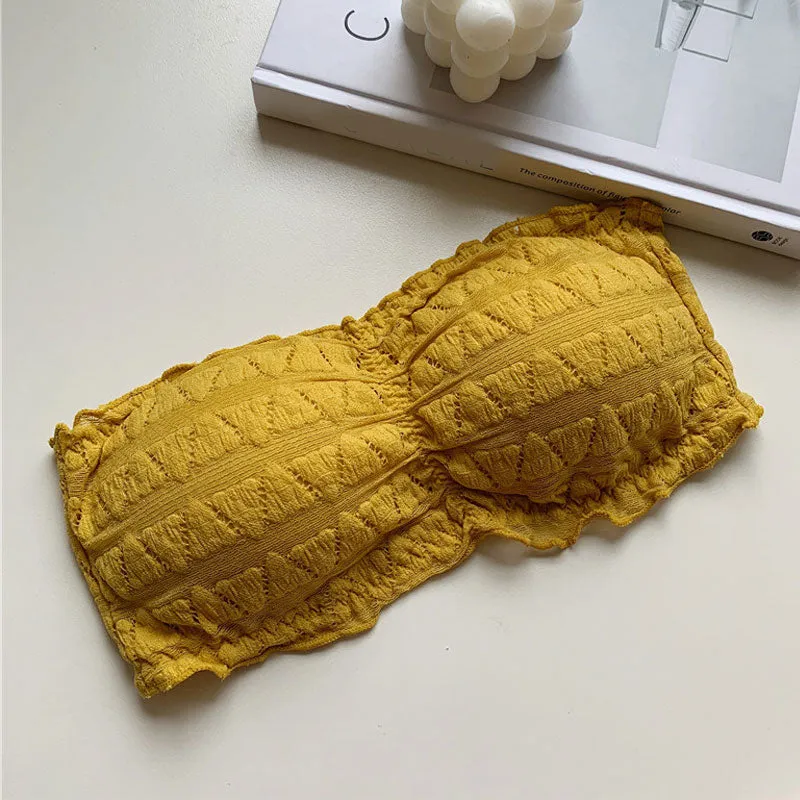 Women's One-piece Tube Tops: Invisible Bras, Strapless Underwear, Soft, Comfortable, Breathable & Sexy