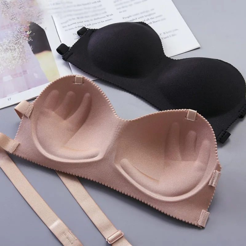 Women's One-piece Tube Tops: Invisible Bras, Strapless Underwear, Soft, Comfortable, Breathable & Sexy